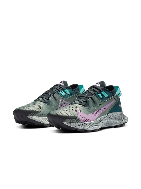 Кроссовки пегас трейл 2 Nike — изображение 3 из 4, серо-фиолетово-зеленый