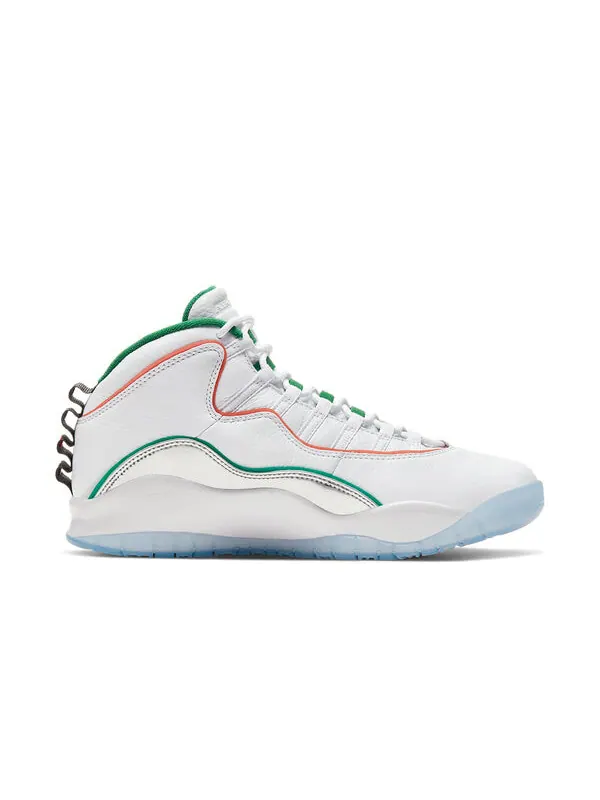 Кроссовки 10 ретро Air Jordan — изображение 2 из 4, белый/мульти