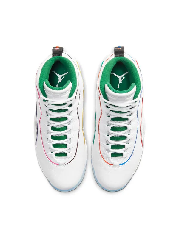 Кроссовки 10 ретро Air Jordan — изображение 4 из 4, белый/мульти