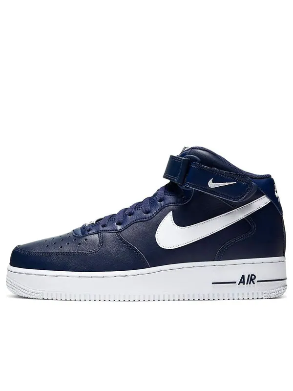 Кроссовки air force 1 '07 mid 'navy' Nike — изображение 1 из 4, синий