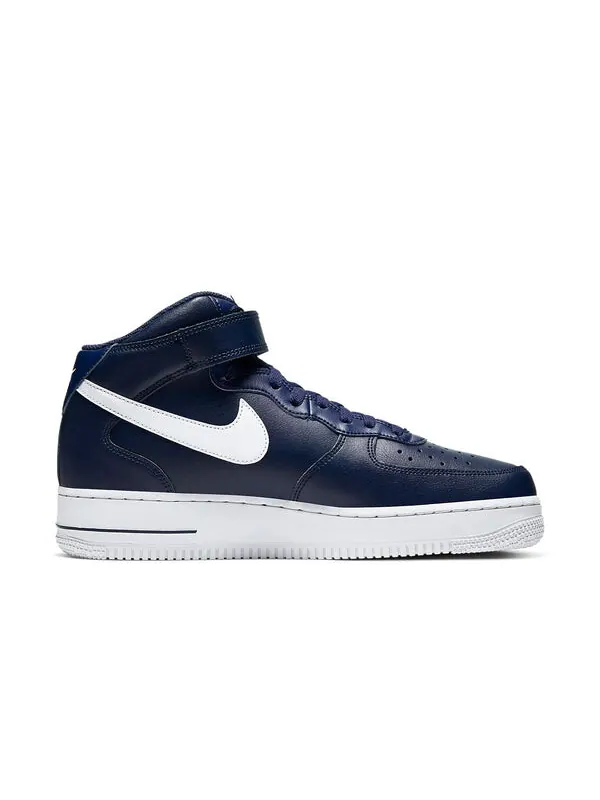 Кроссовки air force 1 '07 mid 'navy' Nike — изображение 2 из 4, синий