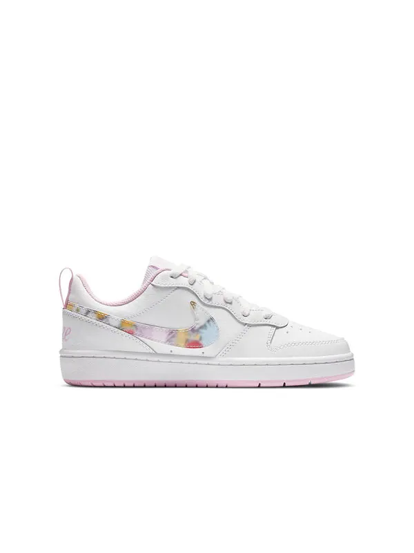Кроссовки Court Borough Low 2 SE Nike — изображение 2 из 4, белый/розовый