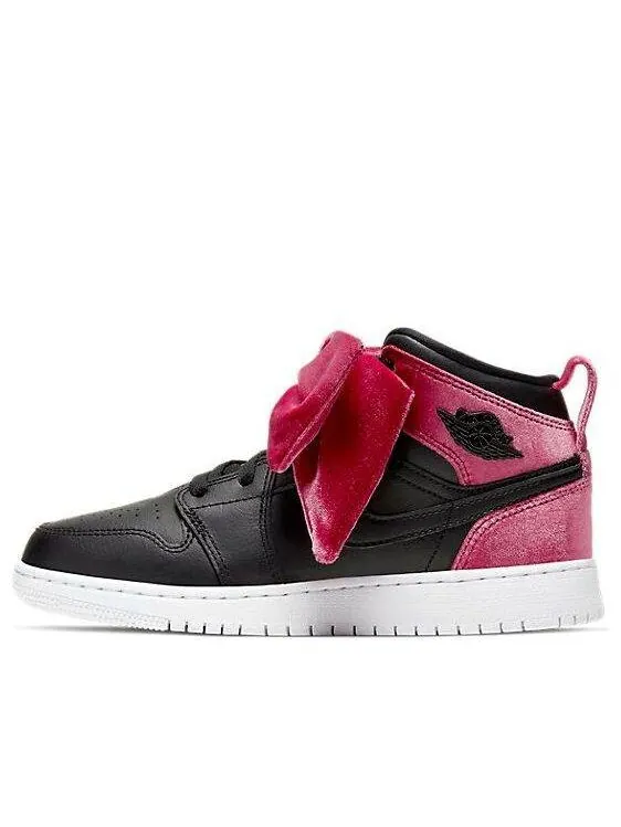 Кроссовки 1 mid bow xld Air Jordan — изображение 1 из 4, черный/черный-красный