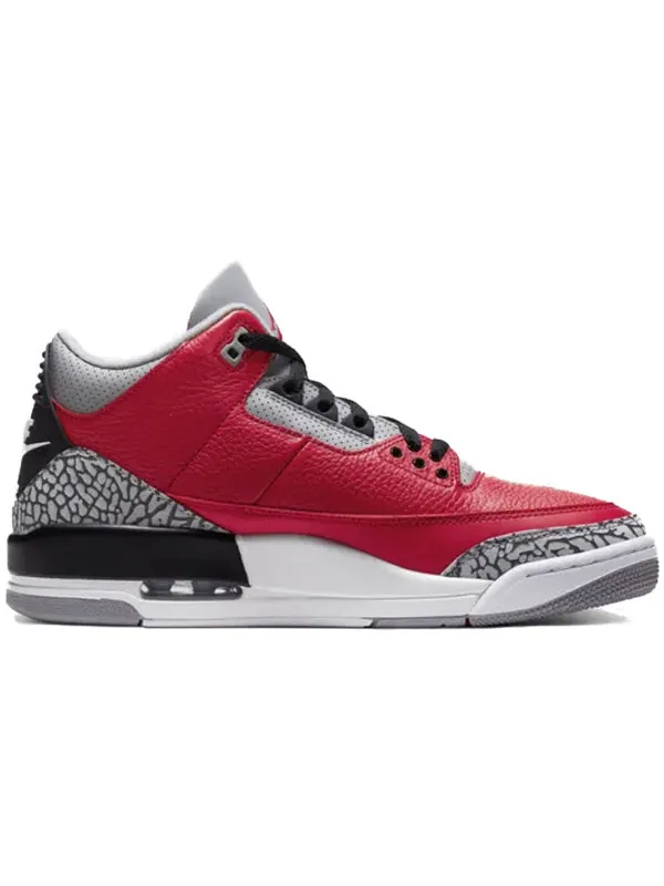 Кроссовки 3 ретро se Air Jordan — изображение 2 из 4, красный/серый