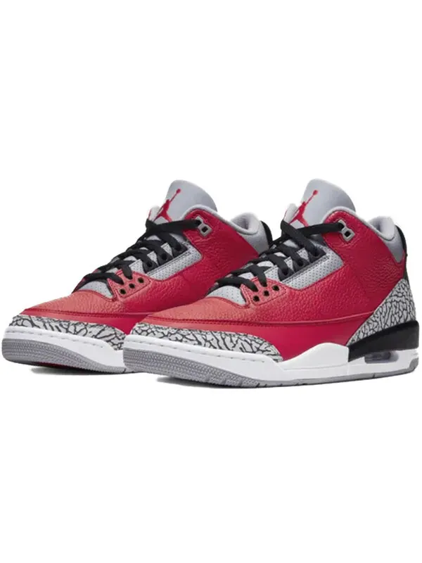 Кроссовки 3 ретро se Air Jordan — изображение 3 из 4, красный/серый