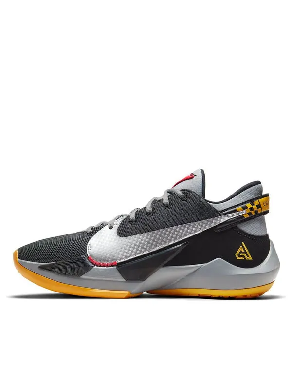 Кроссовки зум фрик 2 Nike — изображение 1 из 4, серый/серебристый/желтый