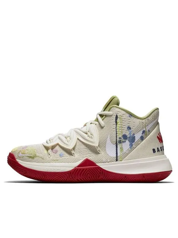 Кроссовки bandulu x kyrie 5 ep 'embroidered splatters' Nike — изображение 1 из 4, бежевый