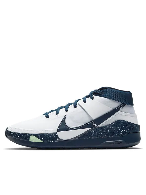 Кроссовки кд 13 тб Nike — изображение 1 из 4, белый/синий
