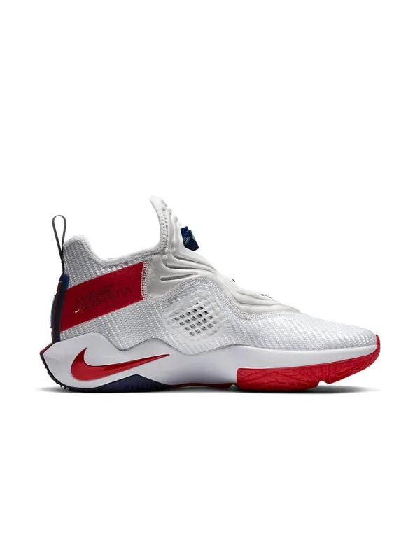 Кроссовки леброн солдат 14 Nike — изображение 2 из 4, белый/красный