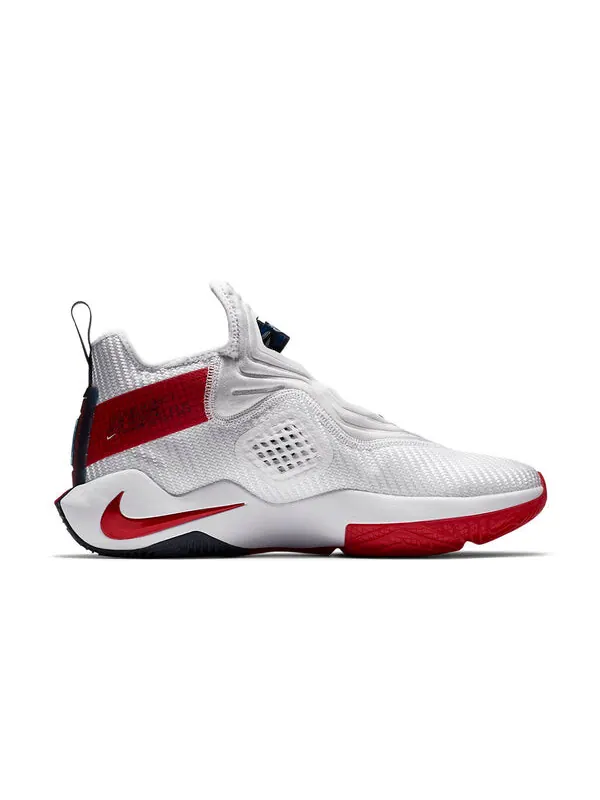 Кроссовки lebron soldier 14 ep 'white university red' Nike — изображение 2 из 4, белый/красный