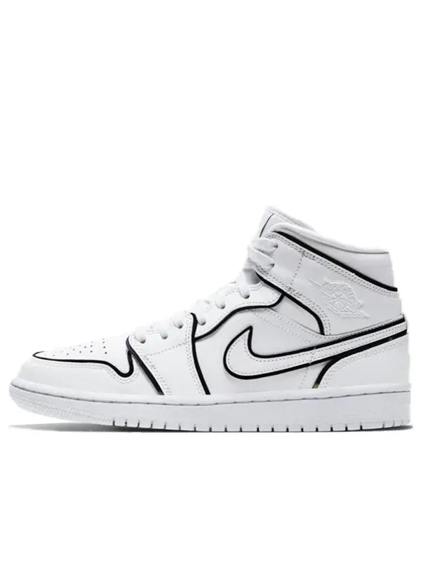Кроссовки 1 средний размер Air Jordan — изображение 1 из 4, белый/черный