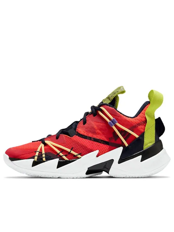 Кроссовки почему бы не zer0.3 se pf ярко-малиновый кактус а Air Jordan — изображение 1 из 4, красный/черный/желтый