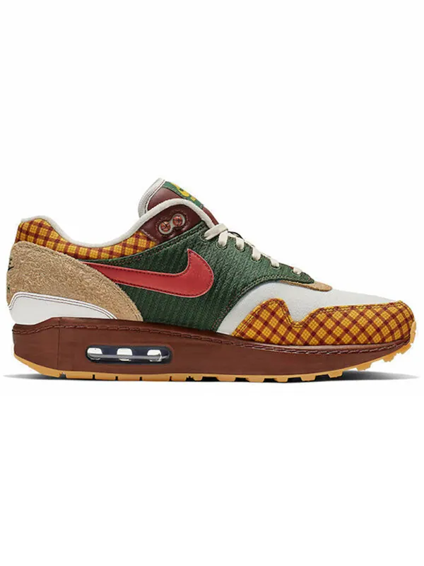 Кроссовки x missing link air max 1 'susan' Nike — изображение 2 из 4, коричневый
