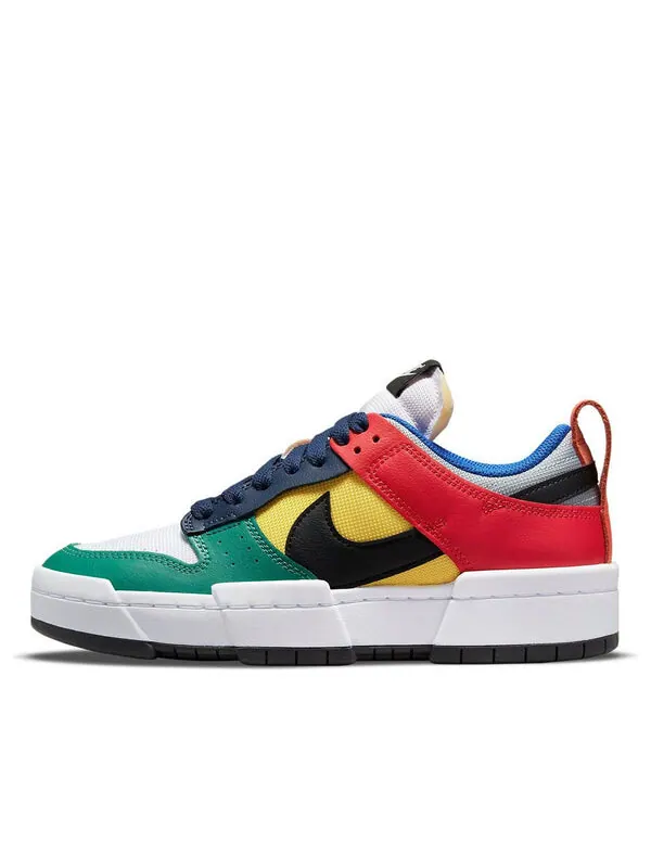 Кроссовки dunk low destroy Nike — изображение 1 из 4, жёлто-красно-зелёный