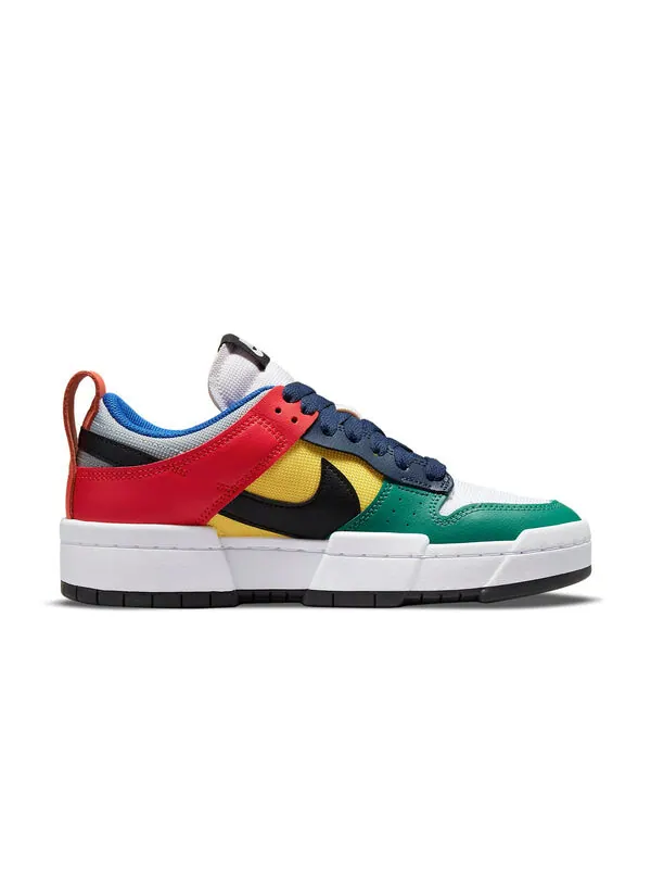 Кроссовки dunk low destroy Nike — изображение 2 из 4, жёлто-красно-зелёный