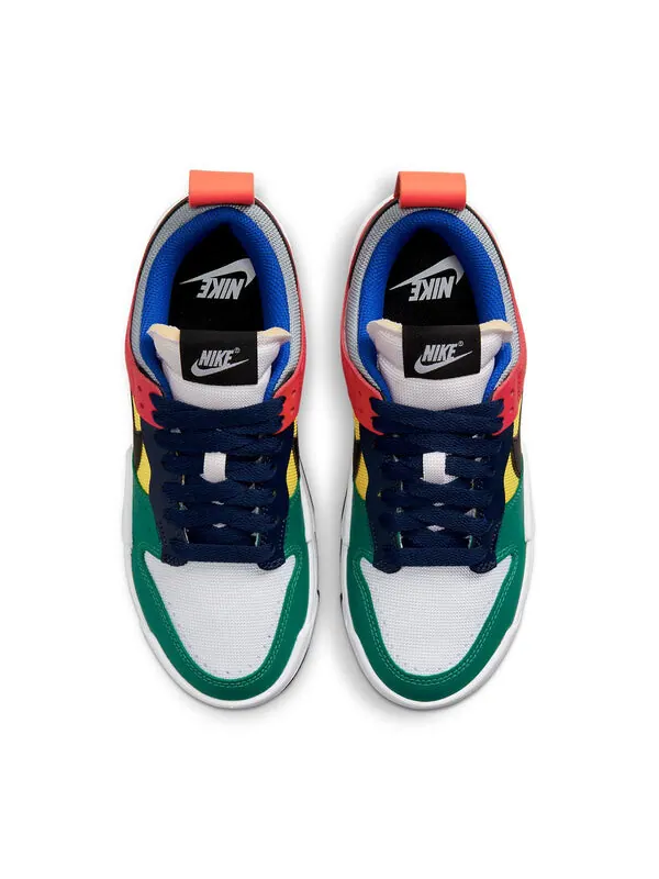Кроссовки dunk low destroy Nike — изображение 4 из 4, жёлто-красно-зелёный