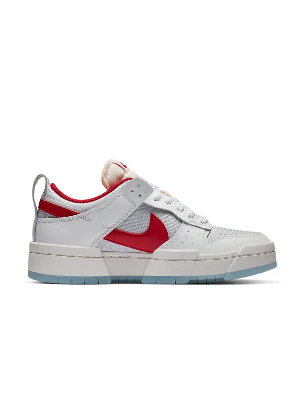 Кроссовки dunk low destroy Nike — изображение 2 из 4, белый/красный