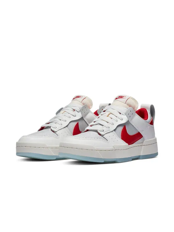 Кроссовки dunk low destroy Nike — изображение 3 из 4, белый/красный