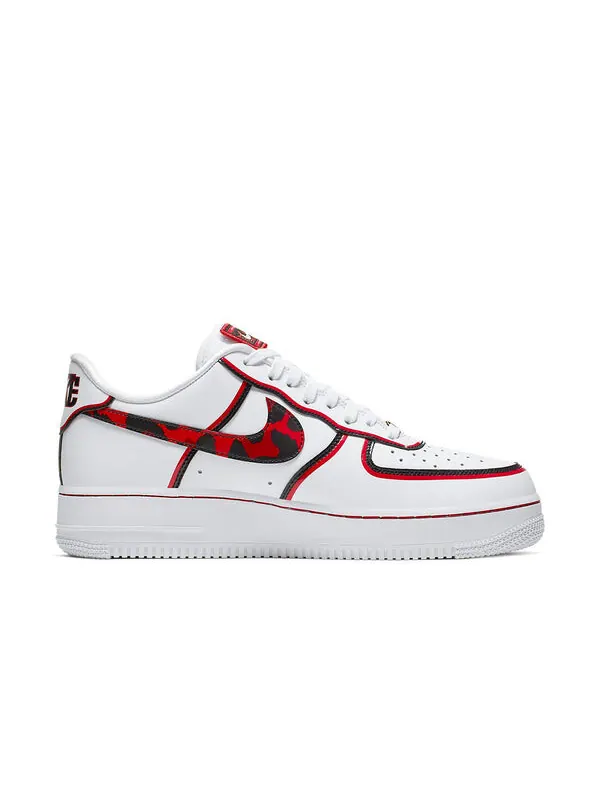 Кроссовки air force 1 low '07 'rodman' Nike — изображение 2 из 4, красный/белый/черный