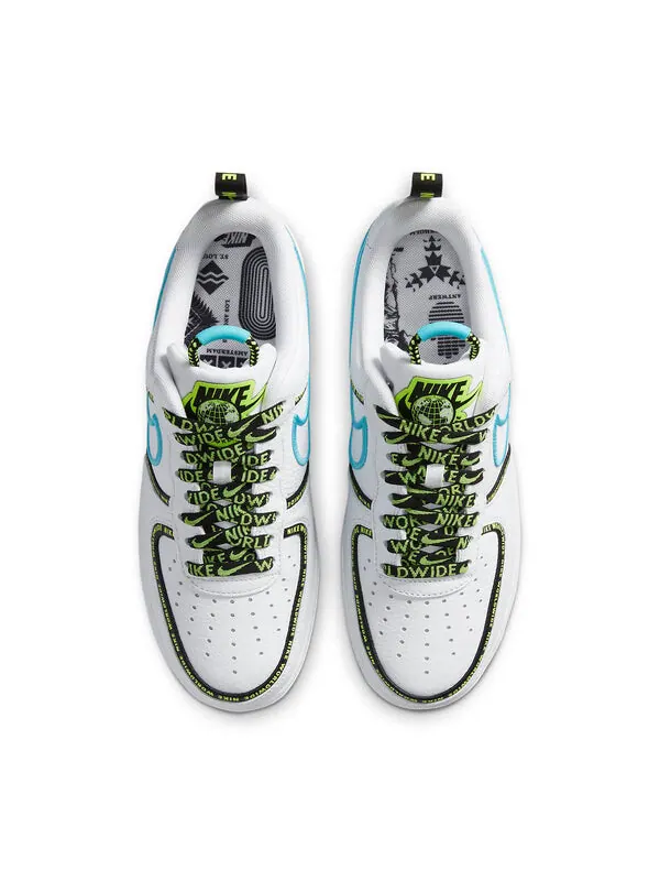 Кроссовки air force 1 '07 premium 'worldwide pack - blue fury' Nike — изображение 4 из 4, белый/синий/черный