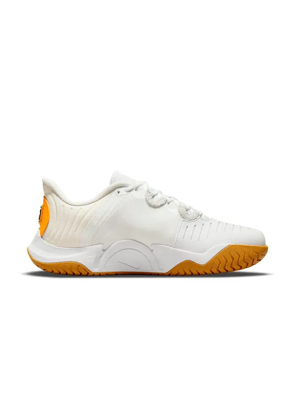 Кроссовки Court Air Zoom GP Turbo Nike — изображение 2 из 4, белый/оранжевый