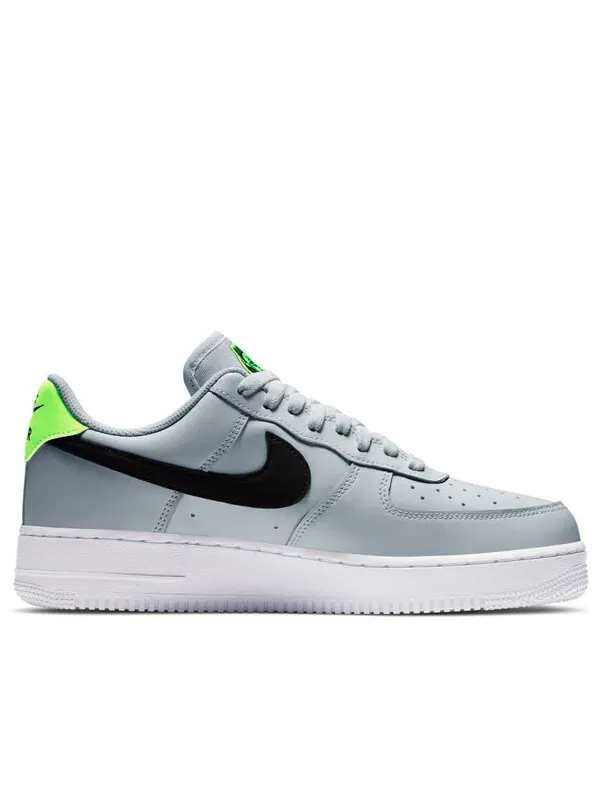 Кроссовки air force 1 '07 low 'worldwide pack - platinum green strike' Nike — изображение 2 из 3, белый/синий