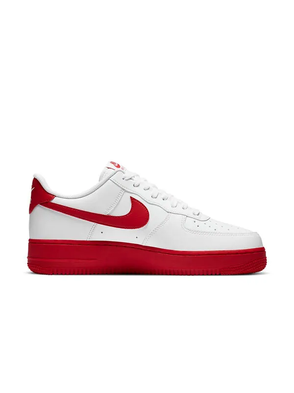 Кроссовки air force 1 низкие Nike — изображение 2 из 4, белый/красный