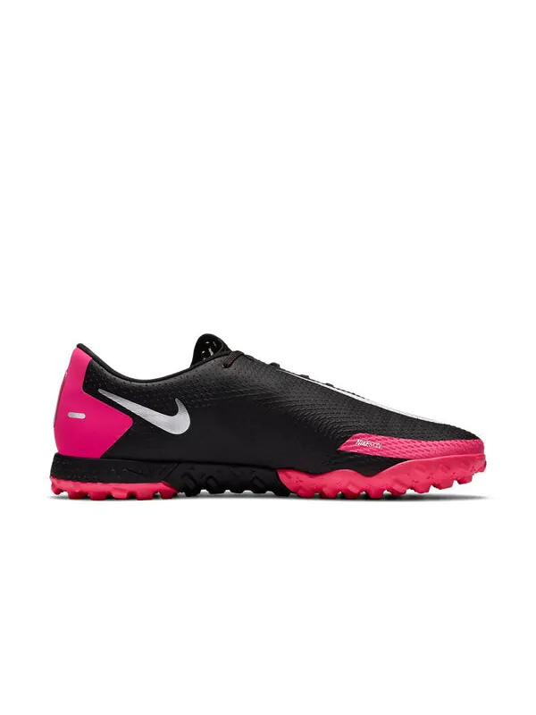 Кроссовки фантом gt pro react tf Nike — изображение 2 из 4, черный/розовый