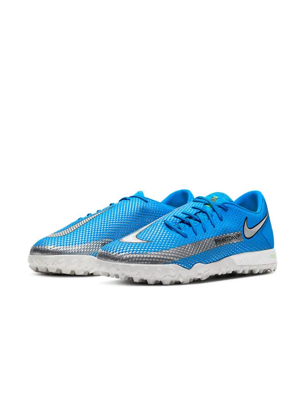 Кроссовки фантом gt pro react tf Nike — изображение 3 из 4, синий/серебристый/белый