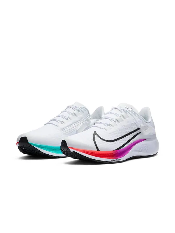 Кроссовки air zoom pegasus 37 flyease Nike — изображение 3 из 4, белый/мульти