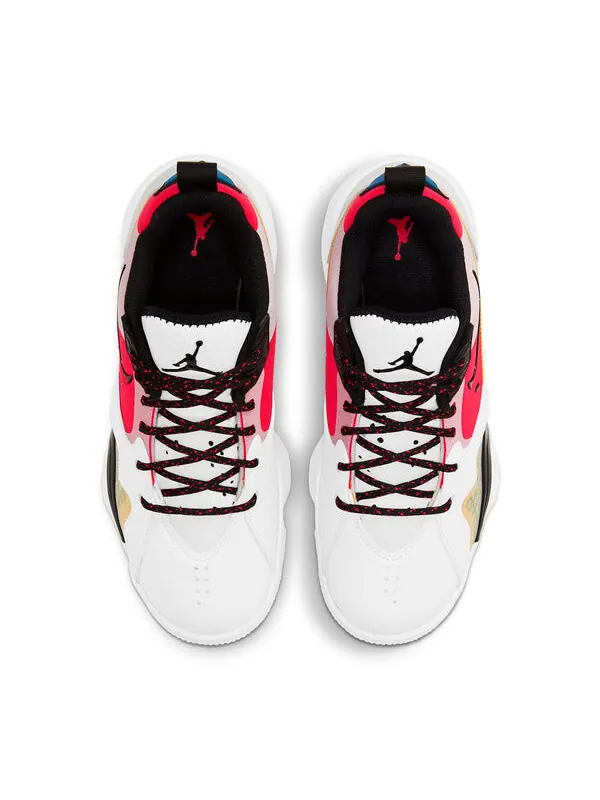 Кроссовки zoom '92 'white siren red university gold' Air Jordan — изображение 4 из 4, белый/красный/розовый