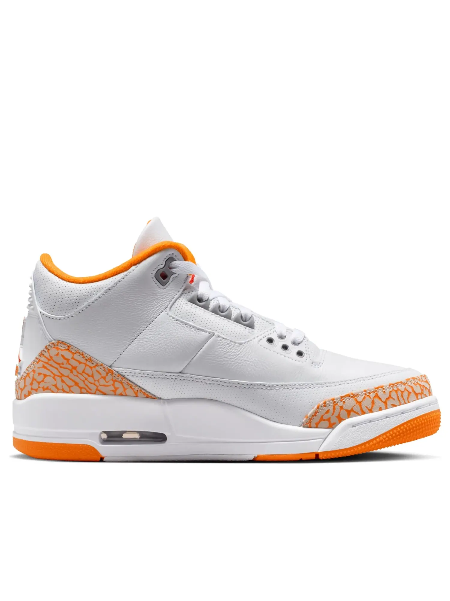 Кроссовки Air Jordan 3 Retro 'Orange Citrus' CK9246-101 — изображение 2 из 7, белый