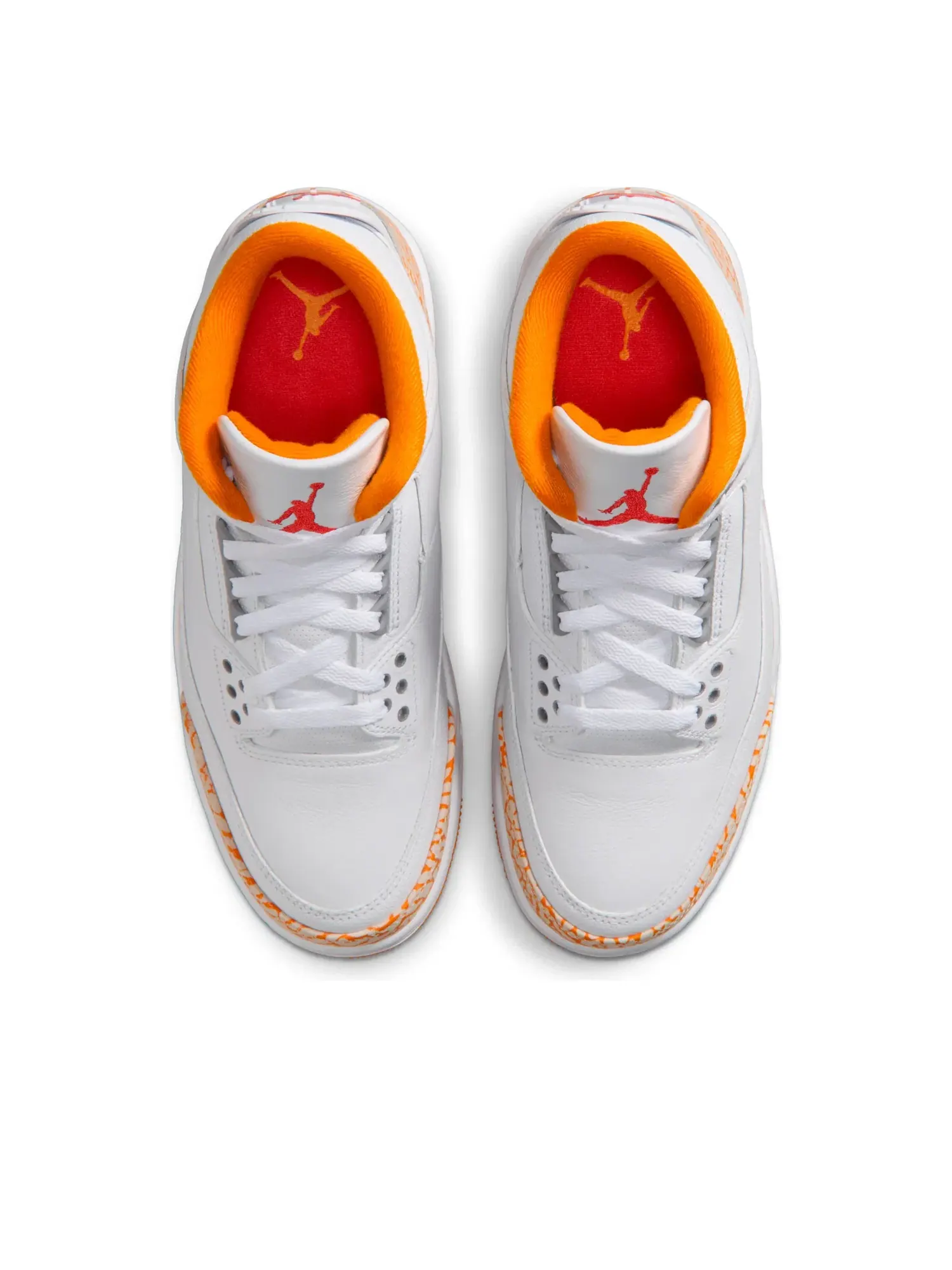Кроссовки Air Jordan 3 Retro 'Orange Citrus' CK9246-101 — изображение 3 из 7, белый