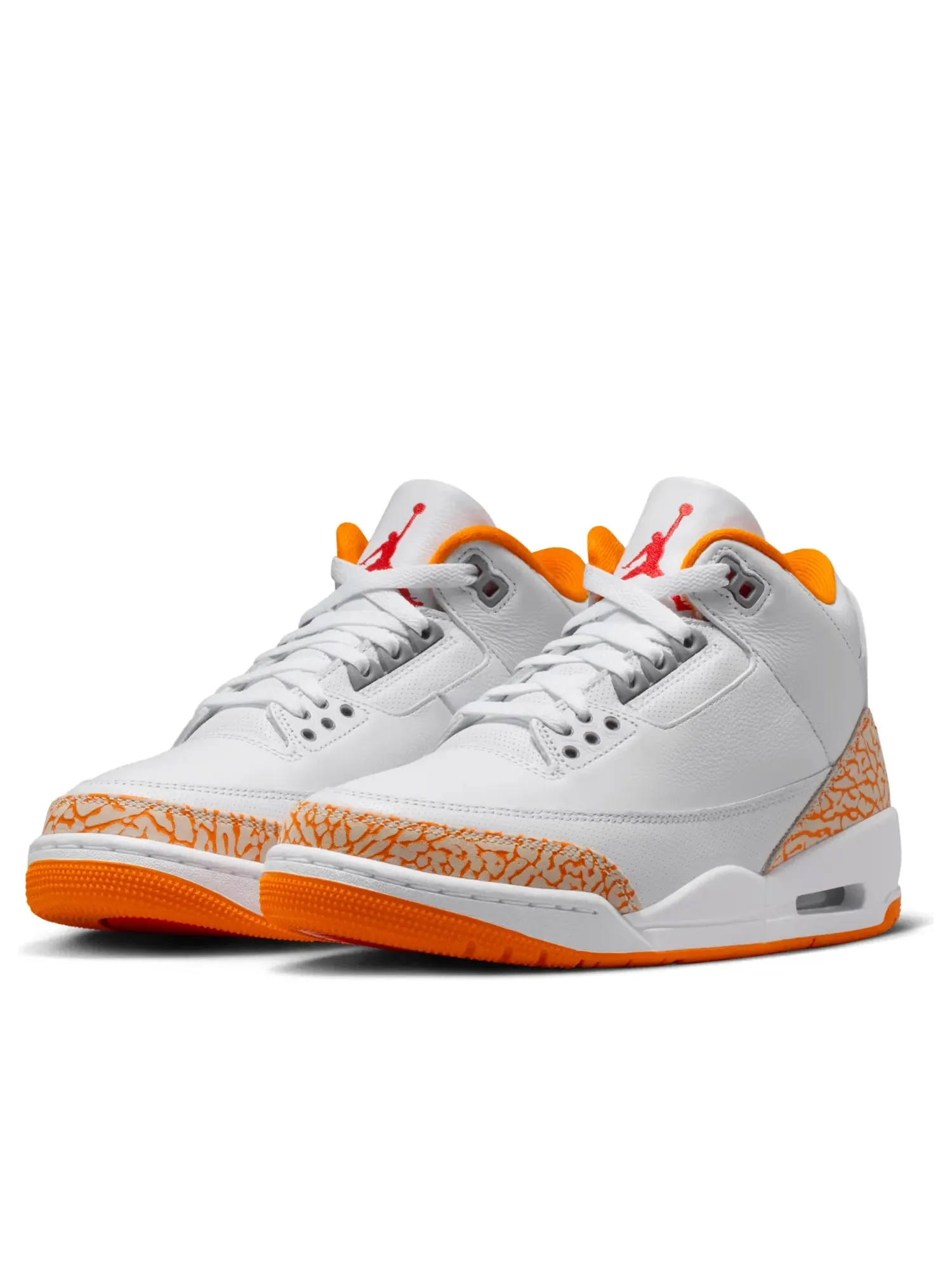 Кроссовки Air Jordan 3 Retro 'Orange Citrus' CK9246-101 — изображение 5 из 7, белый