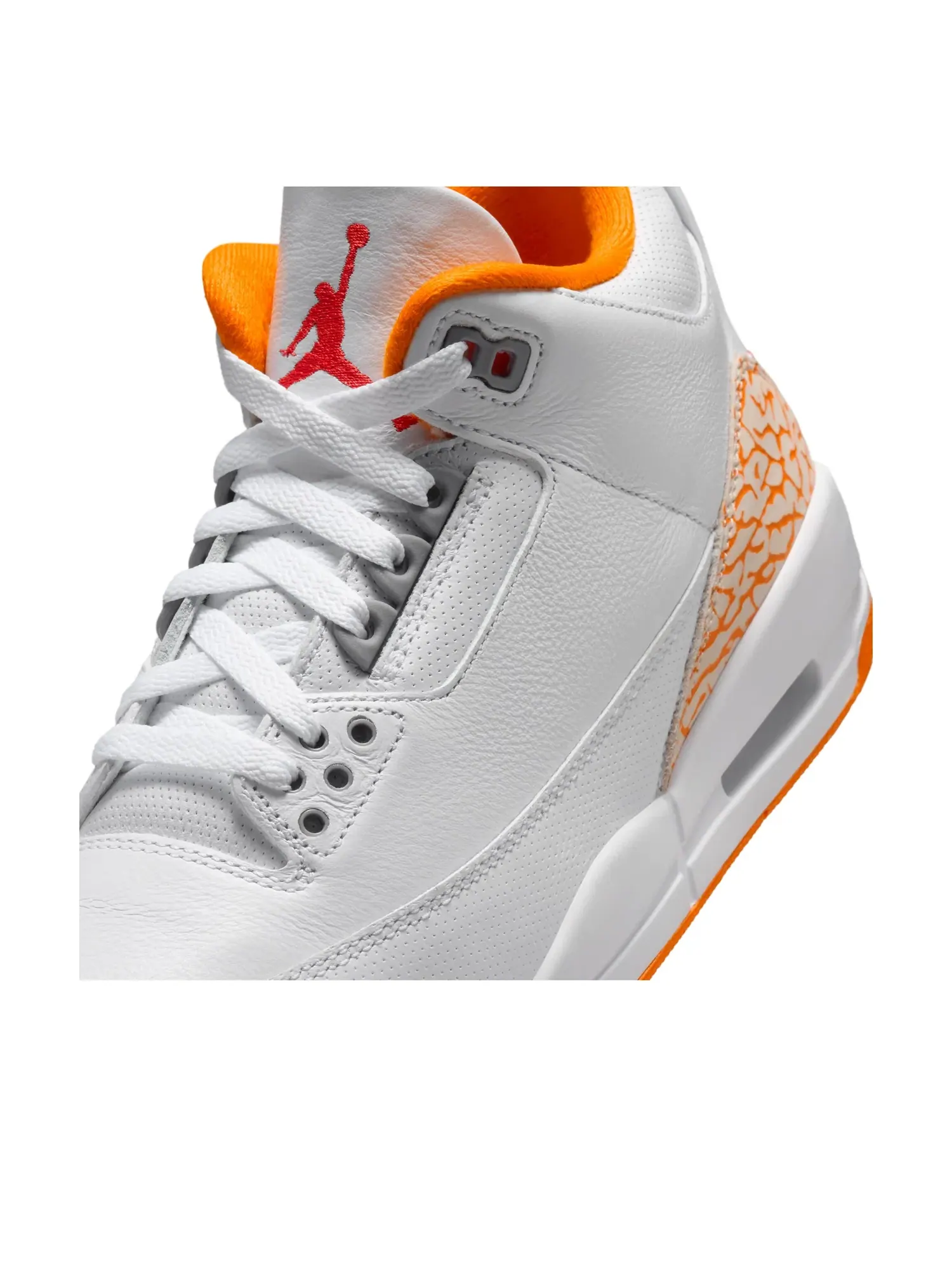 Кроссовки Air Jordan 3 Retro 'Orange Citrus' CK9246-101 — изображение 6 из 7, белый