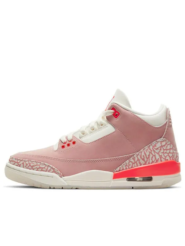 Кроссовки 3 retro 'rust pink' Air Jordan — изображение 1 из 4, розовый/белый