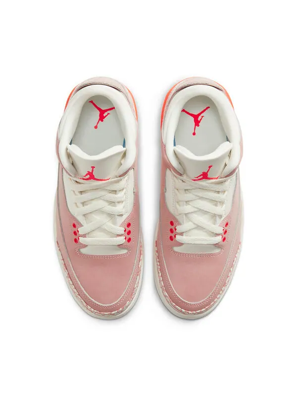 Кроссовки 3 retro 'rust pink' Air Jordan — изображение 4 из 4, розовый/белый