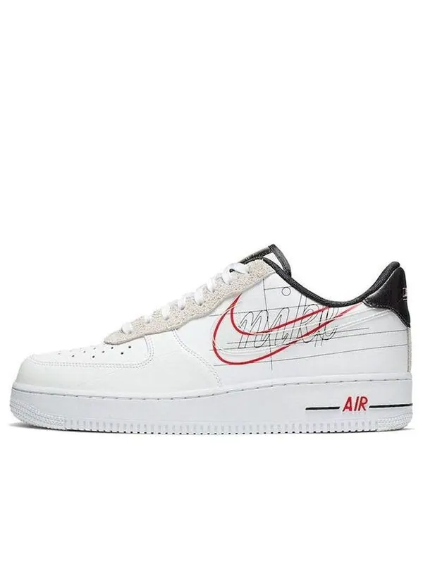 Кроссовки air force 1 низкие Nike — изображение 1 из 4, белый/черный-красный
