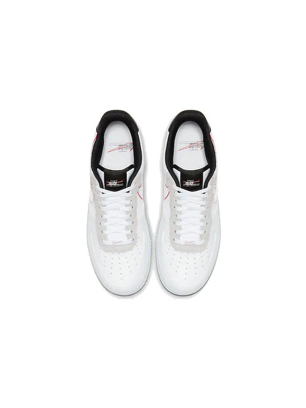 Кроссовки air force 1 низкие Nike — изображение 4 из 4, белый/черный-красный