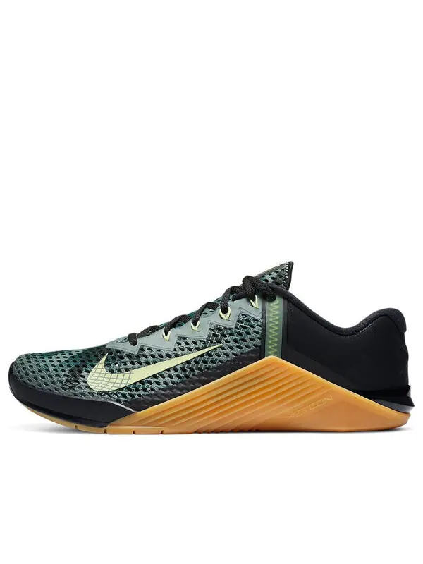 Кроссовки меткон 6 Nike — изображение 1 из 4, черный/зеленый