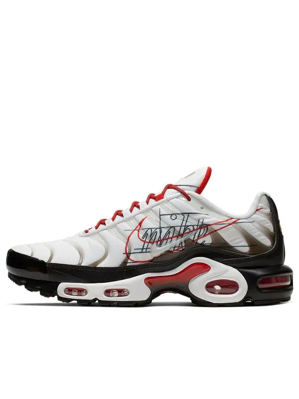 Кроссовки air max plus Nike — изображение 1 из 4, белый/красный/черный