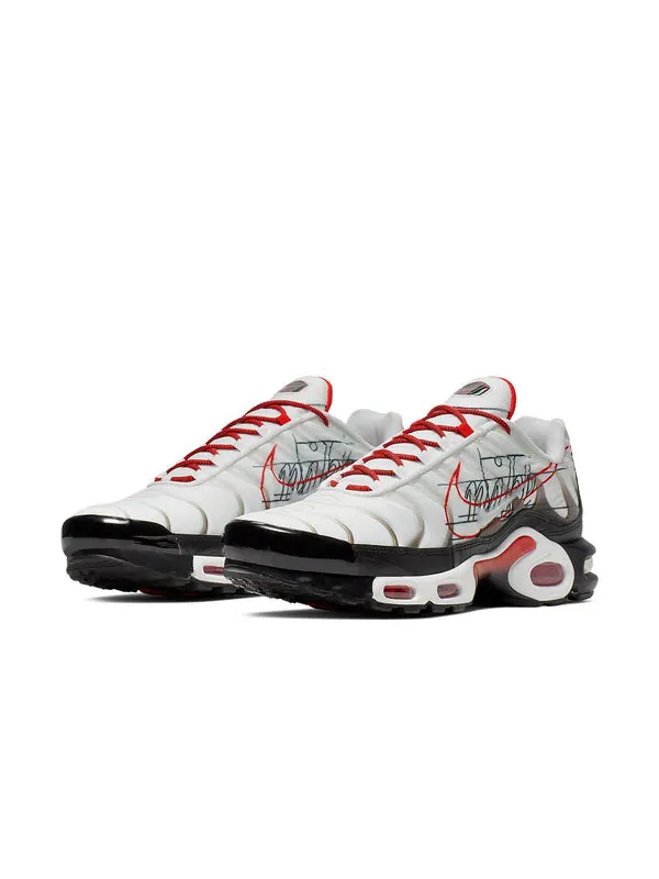 Кроссовки air max plus Nike — изображение 3 из 4, белый/красный/черный