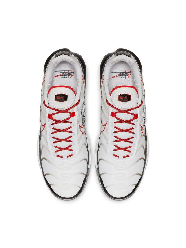 Кроссовки air max plus Nike — изображение 4 из 4, белый/красный/черный