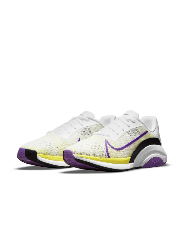 Кроссовки zoomx superrep surge Nike — изображение 3 из 4, белый/фиолетовый/желтый