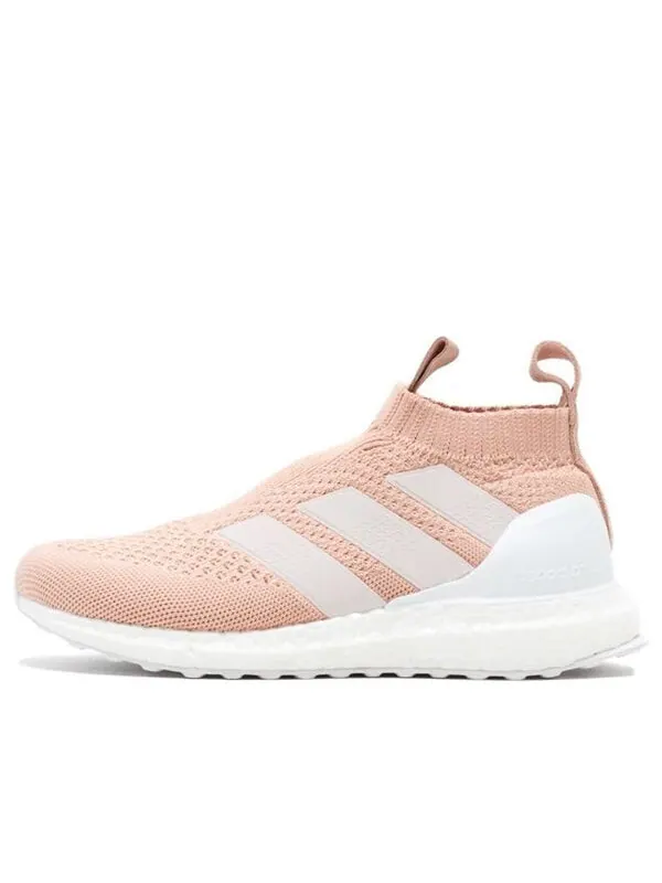 Кроссовки x kith ace 16 purecontrol ultraboost Adidas — изображение 1 из 3, серый/розовый