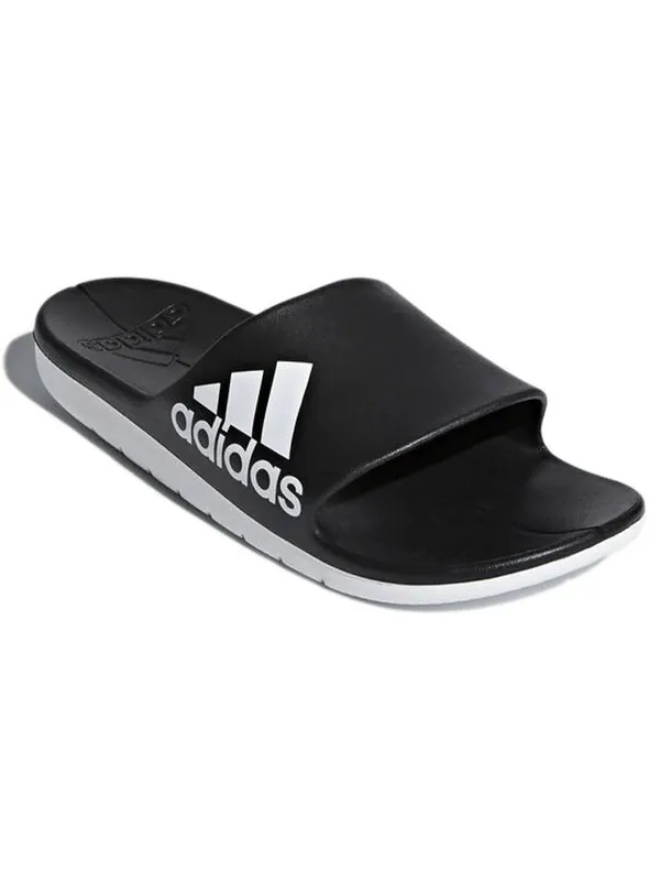 Тапочки aqualette cloudfoam тапочки Adidas — изображение 3 из 4, черный/белый