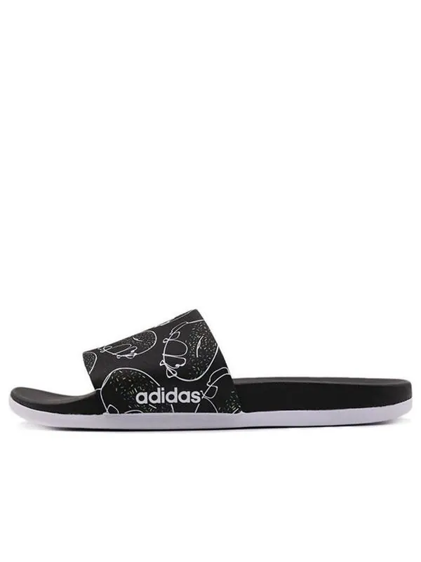 Тапочки adilette cf gr тапочки Adidas — изображение 1 из 4, черный/белый