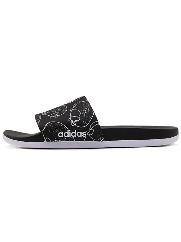 Тапочки adilette cf gr тапочки Adidas — изображение 2 из 4, черный/белый