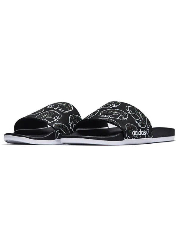 Тапочки adilette cf gr тапочки Adidas — изображение 4 из 4, черный/белый