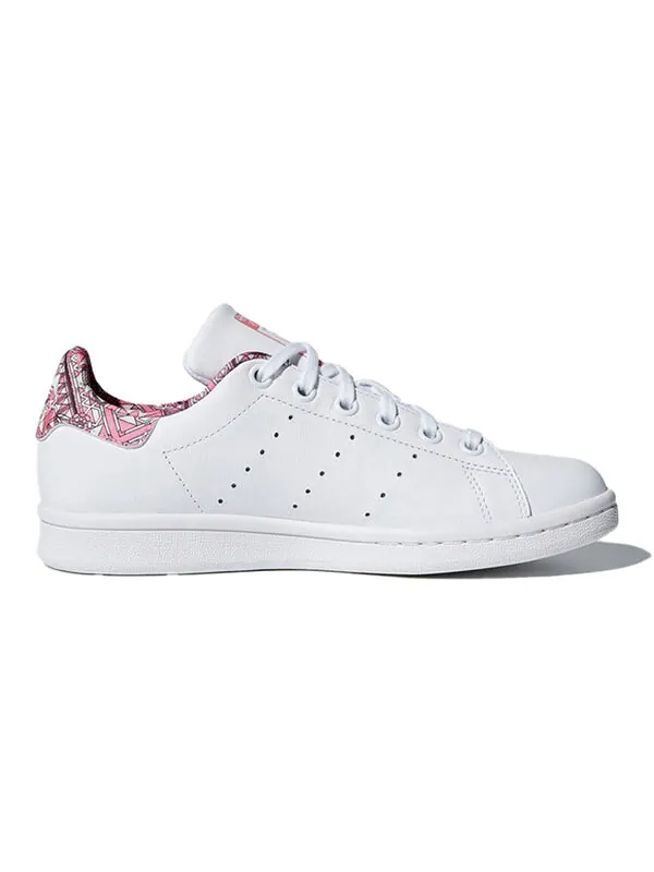 Кроссовки оригиналы stan smith j shoes Adidas — изображение 2 из 4, белый/розовый